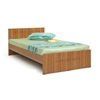 Single bed with oak 